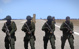 Arma 3でウクライナ空挺軍とロシア軍ユニットを追加するGlobal Conflicts MOD 所属不明のロシア軍ユニット