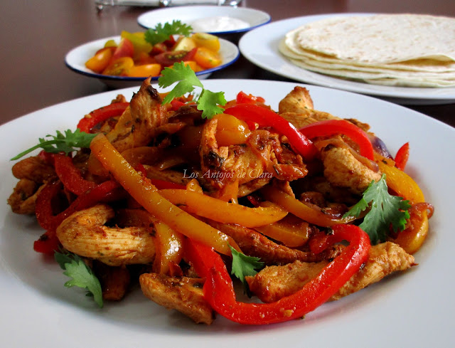 Fajitas de pollo