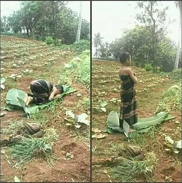 Orang-Orang Ini tetap Sholat Tepat Waktu meski Ditempat yang Tak Lazim