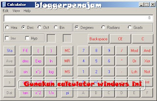 Bagaimana mengakses Calculator di windows dengan cepat- Hasil