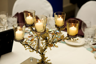 Creative Homemade Wedding Centerpiece