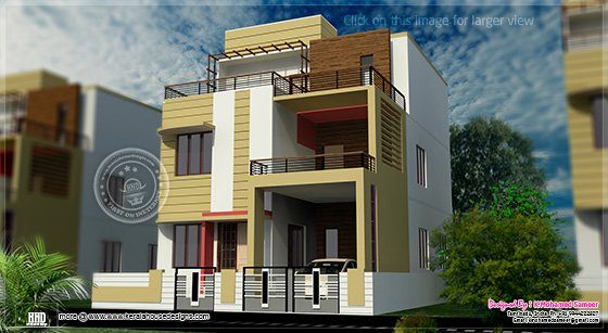 3 floor house plan 