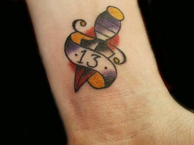 I've long been a fan of silly nefarious tattoos That's why the Friday the