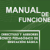 Manual de Funciones Figuras Directivas y Asesores Técnico Pedagógico de Educación Básica