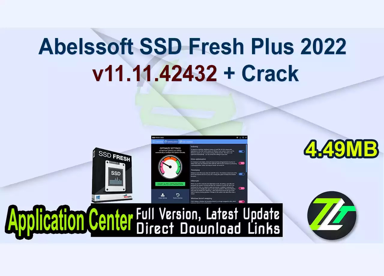Abelssoft SSD Fresh Plus 2022 v11.11.42432 + Crack