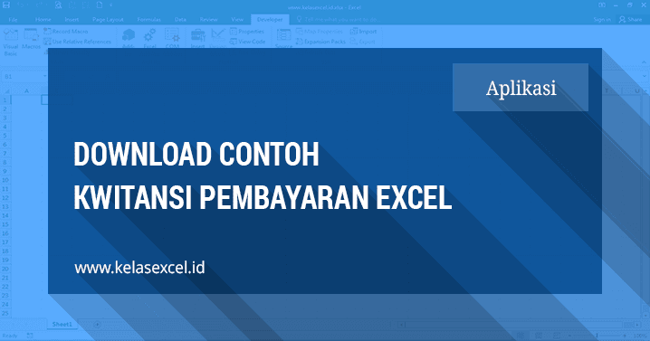 cara upgrade microsoft office 2007 ke 2019 gratis Download Contoh Kwitansi Pembayaran Excel Sederhana