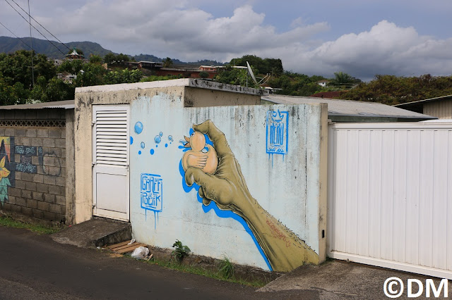 Photo de graffiti à Papeete Tahiti