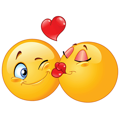 Kissing emojis