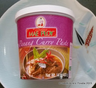 Mae Ploy Panang Curry Paste Johnson's Backyard Garden dinner