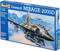 Revell 1/72 DASSAULT MIRAGE 2000D (04893) English Color Guide & Paint Conversion Chart