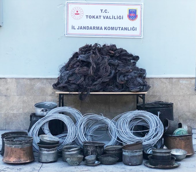 Tokat Niksar İlçesinde yüklü miktarda 