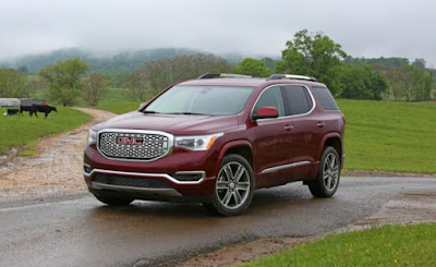 Upcoming 2017 Acadia Denali mid size crossover