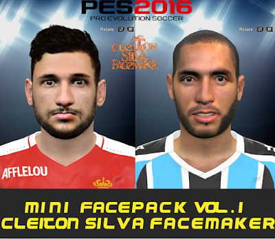 PES 2016 Mini Facepack Vol.1 By Cleiton Silva