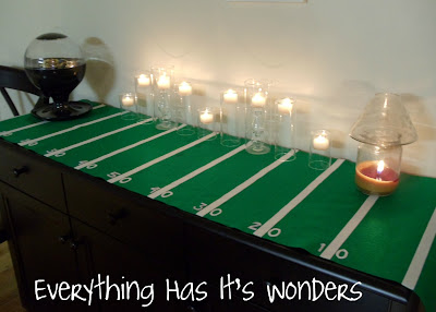 Football Field Table Runner