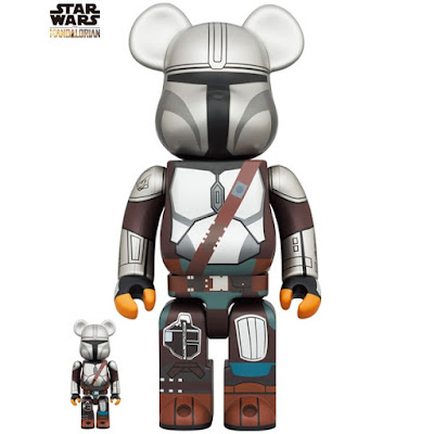 The Mandalorian Beskar Armor Edition Be@rbrick Star Wars Vinyl Figures by Medicom Toy