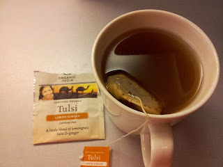 Tulsi holy basil tea lemon ginger