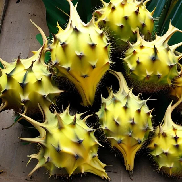 Vibrant Yellow Dragon Fruit: Exotic and Nutrient Rich