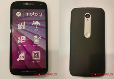 Moto G 3rd Generation Will be IPx7 water resistant 