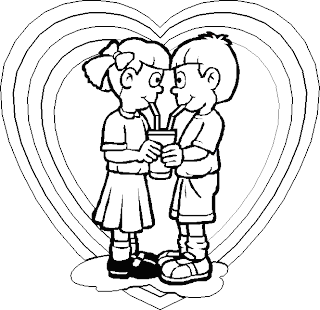 romantic couple coloring pages
