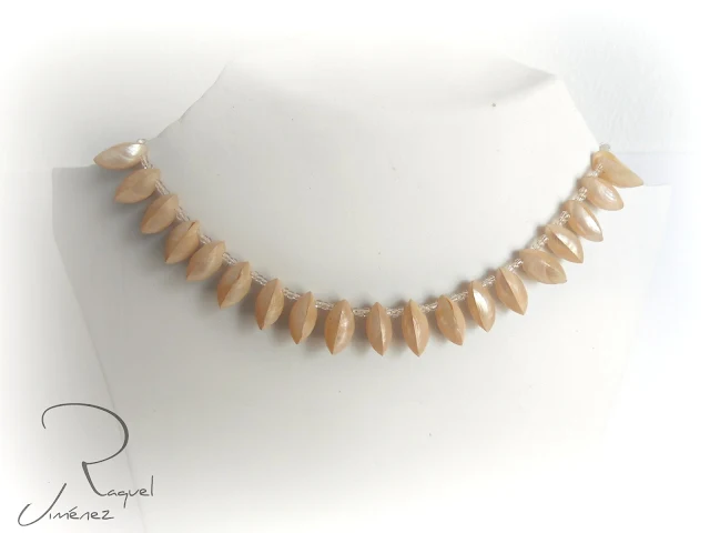 collar, caracolas, conchas, nacar