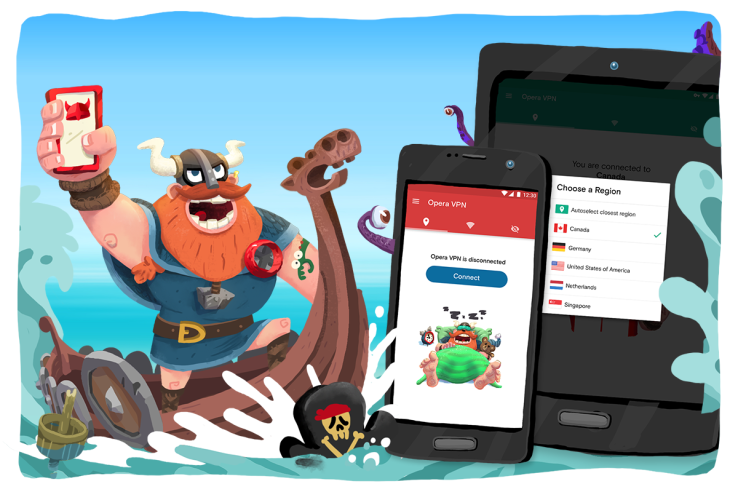 Download Opera Free Unlimited VPN Version 2.2.1 For Android