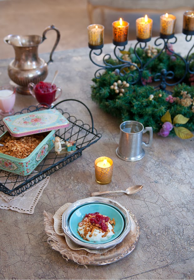 Spiced Almond and Apple Granola