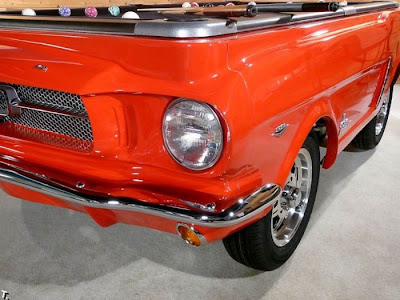 1965 Ford Mustang replica Pool table car Seen On www.coolpicturegallery.net