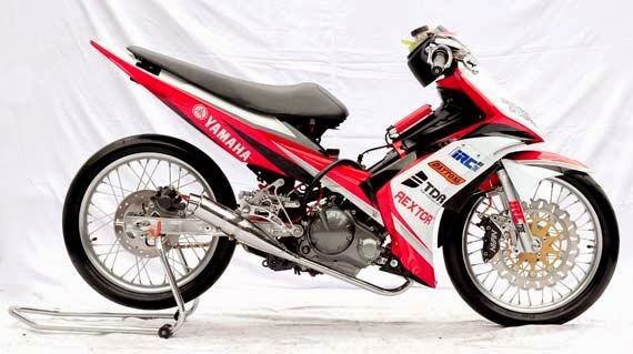 contoh motor modifikasi road race