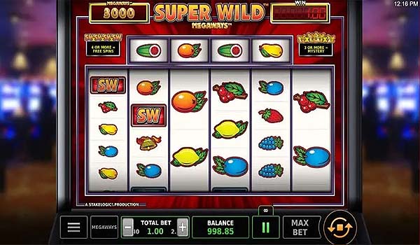 Main Gratis Slot Indonesia - Super Wild Megaways (Stakelogic)