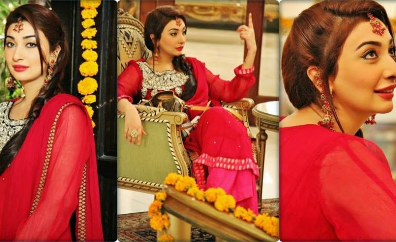 Ayesha Khan & Humayoon Saeed Wedding Pictures 