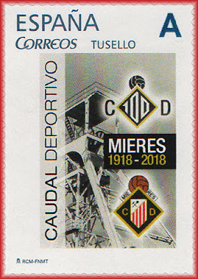 sello, tu sello, centenario, fútbol, Caudal Deportivo, Mieres