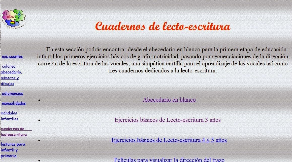 http://www.doslourdes.net/cuadernos_de_lectoescritura.htm