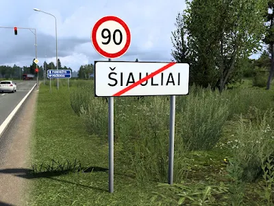 立陶宛指示牌