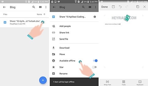 Cara memakai Google Drive offline di Android Otak Atik Gadget -  Cara Menggunakan Google Drive Offline di Android