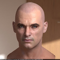 3d model Human head