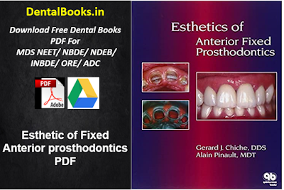 Esthetic of Fixed Anterior Prosthodontics PDF