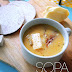 175: Sopa Chowder de malanga y vino blanco con pecorino