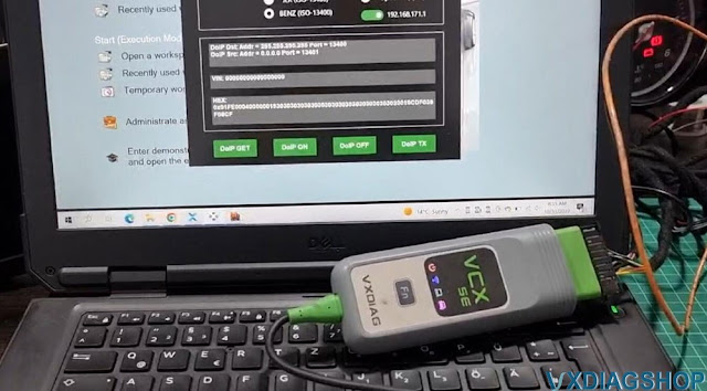 VXDIAG DTS Monaco Not Working After Turn on DoIP Switch 3