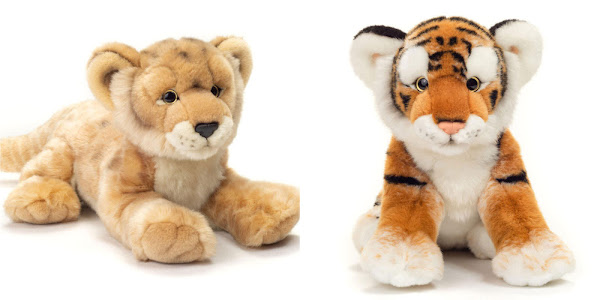 Teddy Hermann Lioness and Tiger soft toys