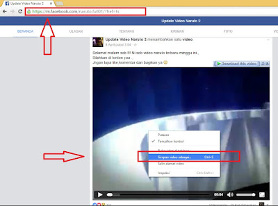 Cara Download Video Facebook Tanpa Software Sama Sekali