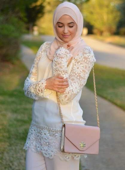 Aneka Model Baju Atasan Muslim Wanita Bahan Rajut
