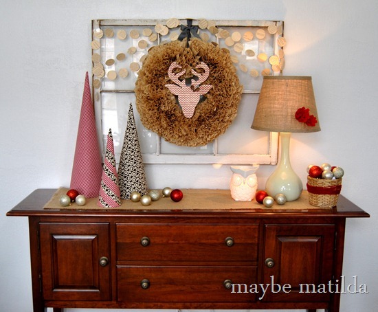Woodland Christmas Vignette