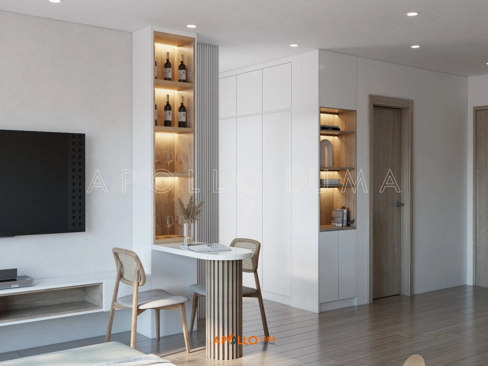 Nội thất căn hộ Studio nhỏ gọn 36m2 tại tòa S1.01 Vinhomes Smart City