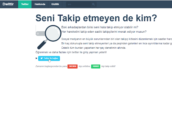 Twitter Takipten Çıkanları Bul ve Otomatik Takip Et Uygulamaları