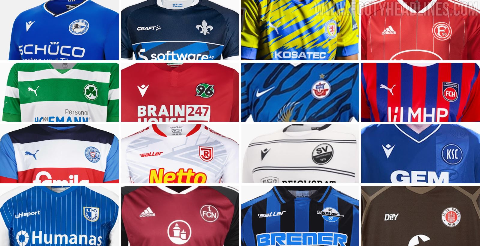 2022-23 Championship Kit Overview - All 24 Clubs - Footy Headlines