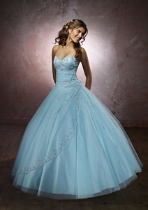 blue wedding dresses pictures