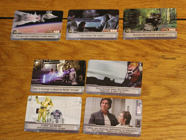 Star Wars Timeline cards