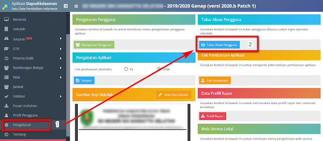 fitur tukar akses pengguna dapodikdasmen 2020b