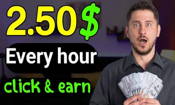 Earn 2.50$ Every Hour by click on ads | earn money online 2024
