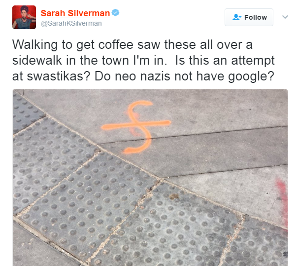 Sarah Silverman strange symbol
